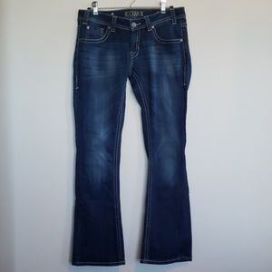 NWOT Rock&Roll Cowgirl Rival Low Rise Jeans 30x32